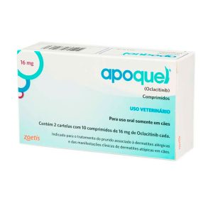 Apoquel 16mg com 20 Comprimidos