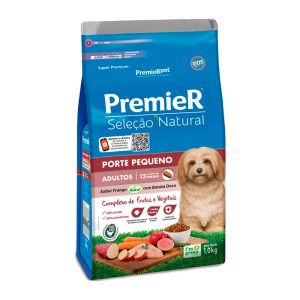 Ração Premier Seleção Natural Cães Adultos Pequeno Porte Frango e Batata Doce - 1kg