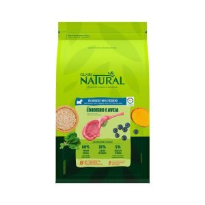 Ração Guabi Natural Cão Adulto Mini e Pequeno Cordeiro e Aveia - 1kg