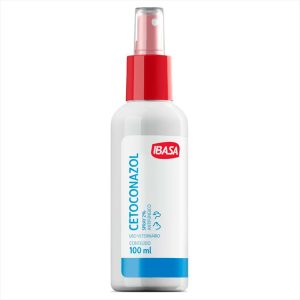 Cetoconazol Spray 2% Para Cães e Gatos Ibasa - 100ml