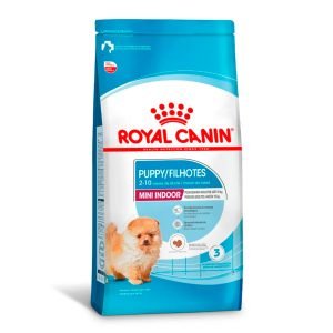 Ração Royal Canin Mini Indoor Júnior Cães Filhotes Porte Pequeno - 7,5kg