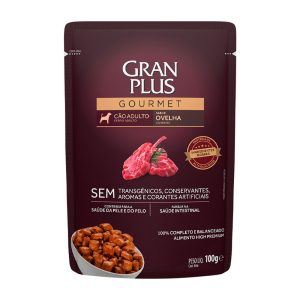 Ração Úmida GranPlus Gourmet Sachê Cães Adultos - Ovelha 100g