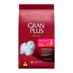 Ração GranPlus Menu Para Cães Adultos Porte Mini Sabor Carne e Arroz - 3kg