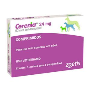 Cerenia 24mg Antiemético Zoetis Com 4 Comprimidos