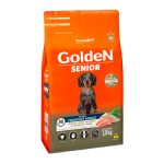 Ração Golden Fórmula Mini Bits Cães Sênior Porte Pequeno Frango e Arroz - 3kg