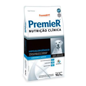 Ração Premier Nutrição Clínica Hipoalergênico Cães Porte Médio e Grande Cordeiro e Arroz 10,1kg
