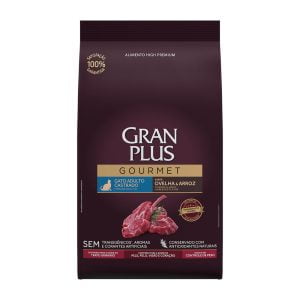 Ração GranPlus Gourmet Para Gatos Castrados Ovelha e Arroz - 3kg