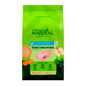 Ração Guabi Natural Para Cães Filhotes Raças Mini e Pequenas Frango e Arroz Integral - 1kg