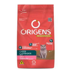 Ração Origens Para Gatos Castrados Sabor Salmão - 1kg