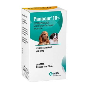 Vermífugo Panacur 10% Suspensão Oral MSD 20mL