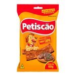 Bifinho Mastigável Petiscão Tablete Para Cães - Carne 60g