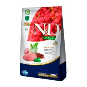 Ração Quinoa Digestion N&D Para Gatos Adultos Sabor Cordeiro - 400g