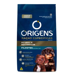 Ração Origens Raças Especificas Para Pit Bull E Rottweiler Filhotes 15kg