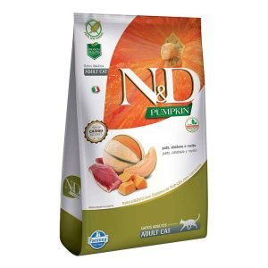 Ração N&D Pumpkin Para Gatos Adultos Sabor Pato - 400g