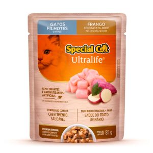 Ração Úmida Special Cat Sachê Gatos Filhotes - Frango 85g