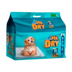 Tapete Higienico Mr. Dry 60x60cm - 30 Unidades