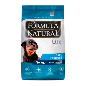 Ração Fórmula Natural Life Cães Filhotes Médio e Grande Porte - 15kg