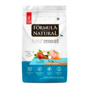 Ração Fórmula Natural Freshmeat Para Cães Filhotes De Grande Porte Sabor Frango 12kg
