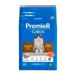 Ração Premier Ambientes Internos Gatos Adultos Castrados 6 Meses A 6 Anos Salmão - 500g