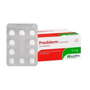 Prediderm 5mg Ourofino com 10 Comprimidos