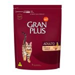 Ração GranPlus Gatos Adultos Sabor Frango e Arroz - 3kg