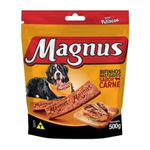Bifinho Magnus Mastigáveis Para Cães Adultos - Carne 500g
