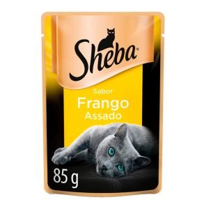 Ração Úmida Sheba Sachê Para Gatos Adultos - Frango 85g