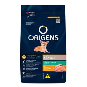 Ração Origens Cães Senior Pequeno Porte Frango e Cereais - 3kg