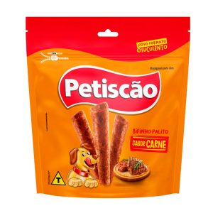 Bifinho Mastigável Petiscão Palito Para Cães - Carne 500g