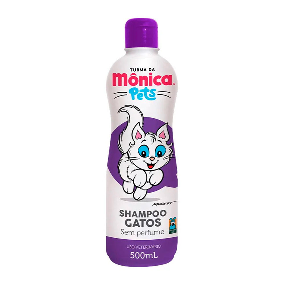 Shampoo Turma Da Mônica Pets Para Gatos 500mL