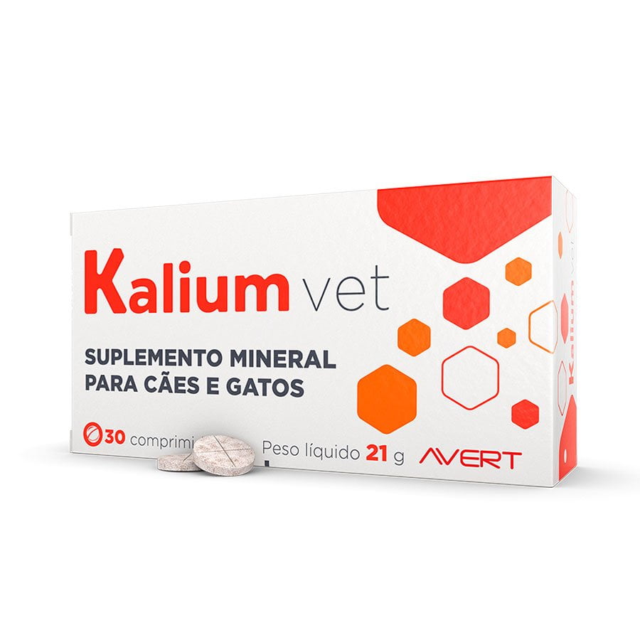 Suplemento Kalium Vet com 30 comprimidos