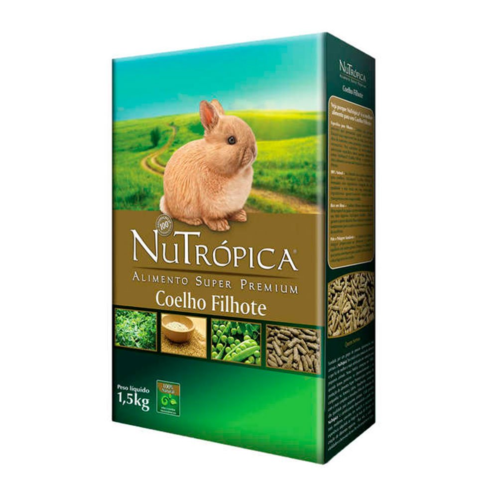 Ração Nutrópica Para Coelho Filhote 1,5kg