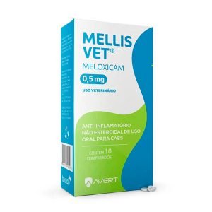 Anti-inflamatório Mellis Vet 0,5mg 10 Comprimidos