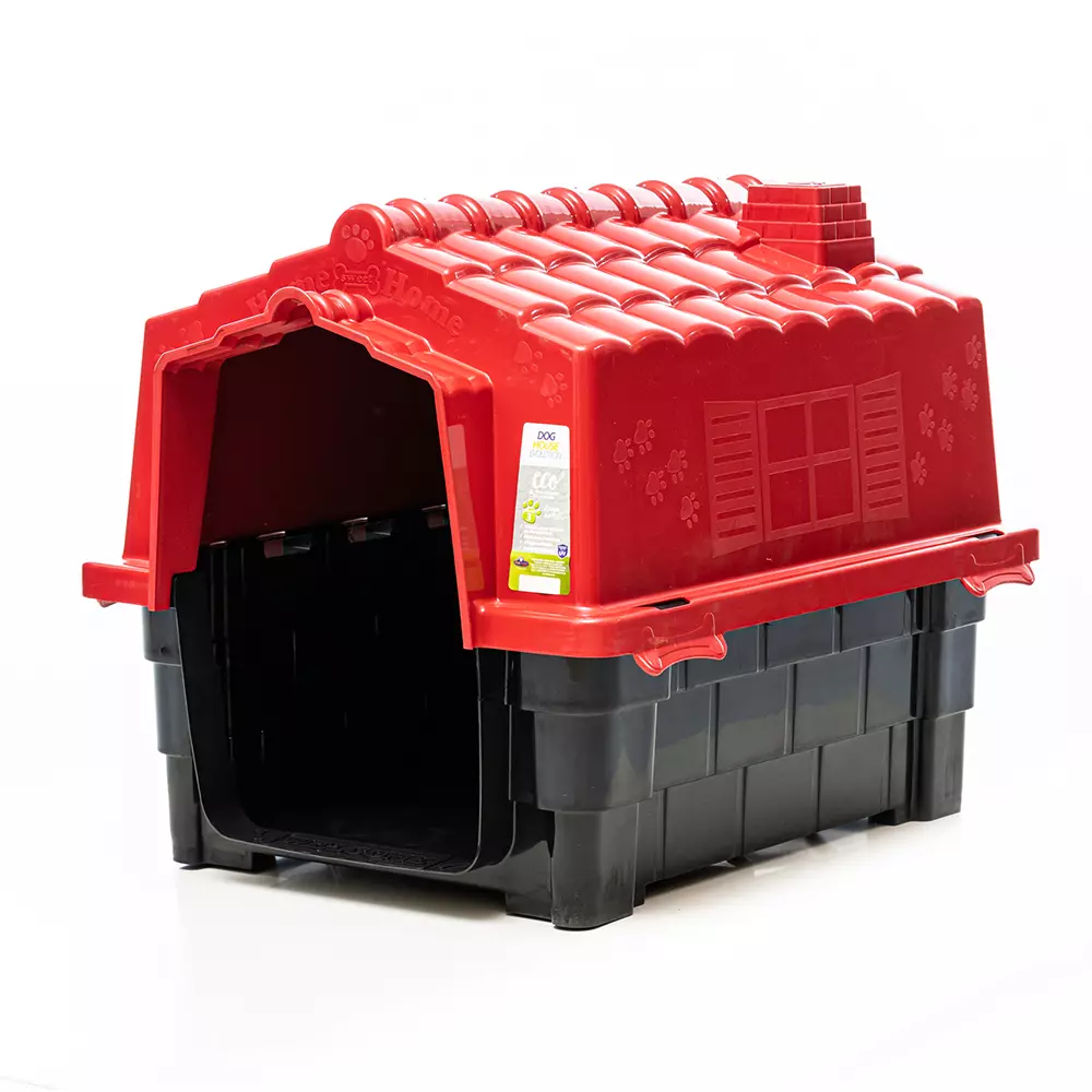 Casinha Pet Injet Eco Colors Nº1 Vermelha