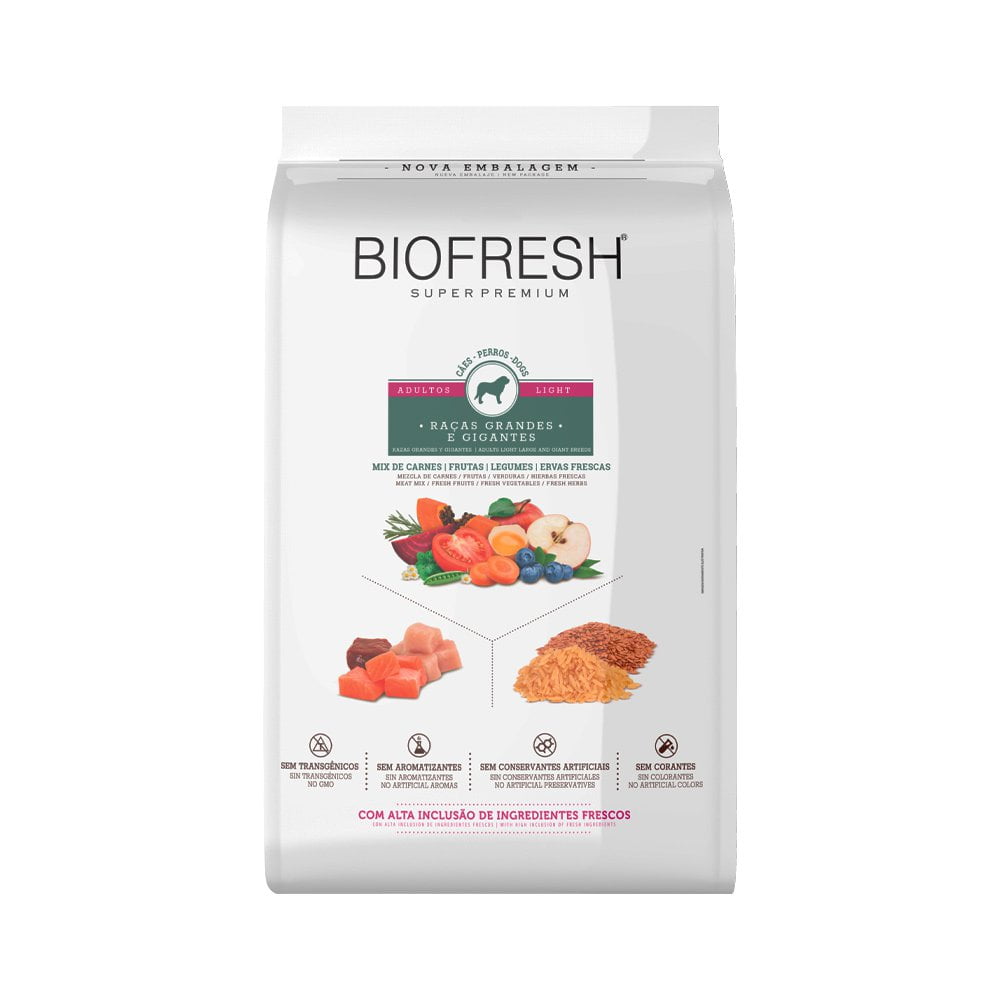 Ração Biofresh Light Cães Adultos Porte Grande e Gigante15kg