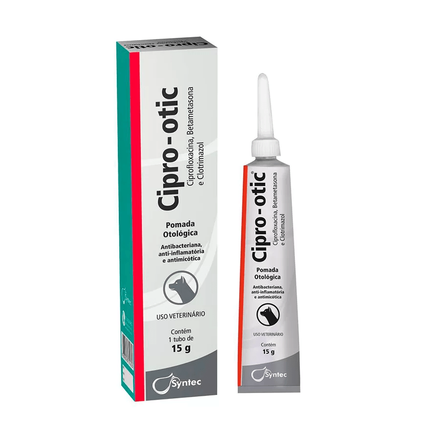 Pomada Otológica Cipro-Otic Para Cães 15g