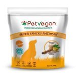 Petisco Snack PetVegan Saúde Digestiva Para Cães Banana e Aveia 150g