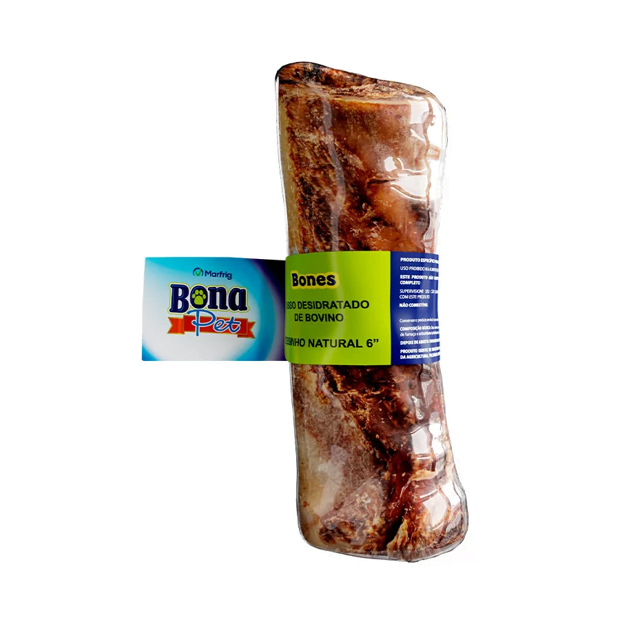 Osso Para Cães Bonapet - Natural 6"