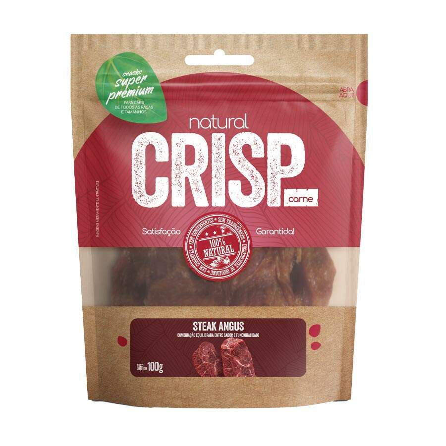Snack Natural Crisp Angus Para Cães 100g