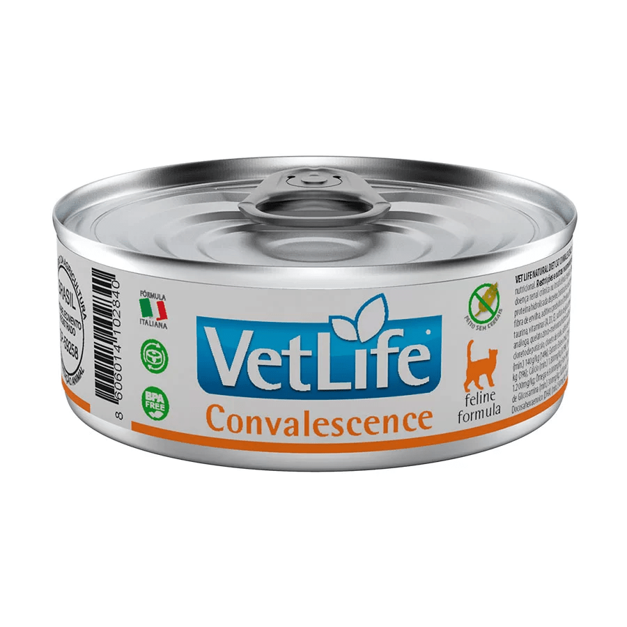 Ração Úmida Lata para Gatos Vet Life Feline - Convalescence 85g