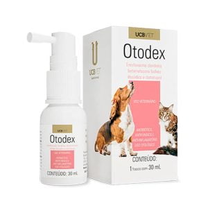Otodex Antibiótico Para Cães e Gatos UCB Vet 30mL