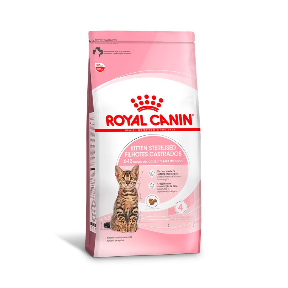 Royal Canin Feline Nutrition Kitten Sterilised Gatos Filhotes Castrados 1,5kg