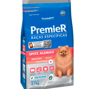 Ração Premier Raças Específicas Spitz Alemão Cães Adultos Frango - 2,5kg