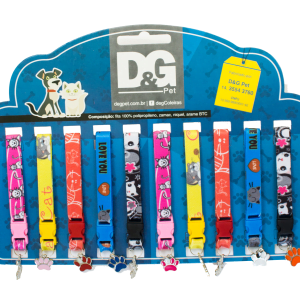 Coleira Com Pingente Para Gatos D&G Cores Sortidas