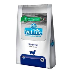 Ração Famina Vet Life Natural UltraHypo Cães Adultos - 2kg