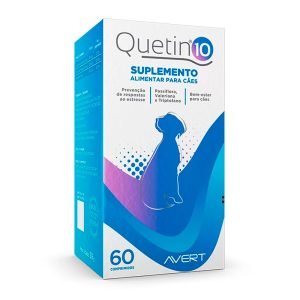 Suplemento Quetin 10 Para Cães Avert Com 60 Comprimidos