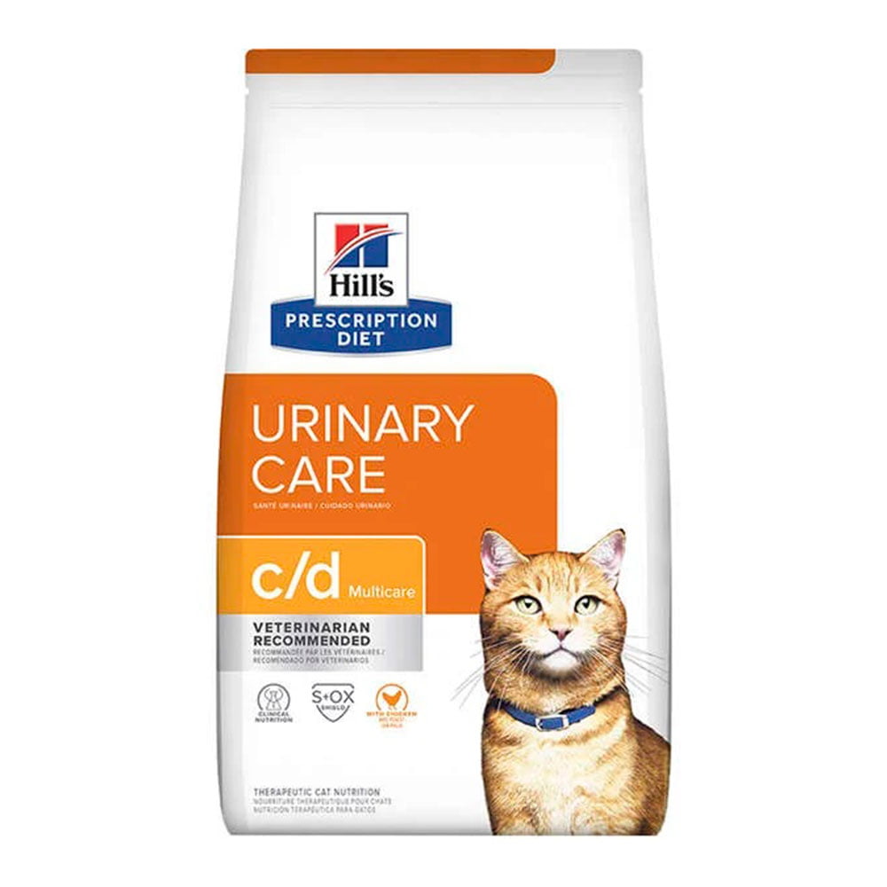 Ração Hills Prescription Diet C/D Multicare Gatos Adultos Cuidado Urinário 3,85kg