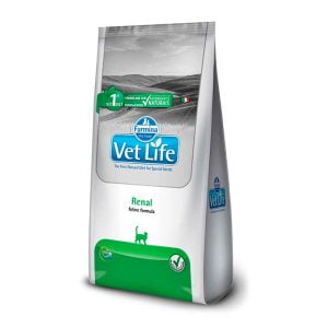 Ração Farmina Vet Life Natural Para Gatos Adultos Renal - 400g
