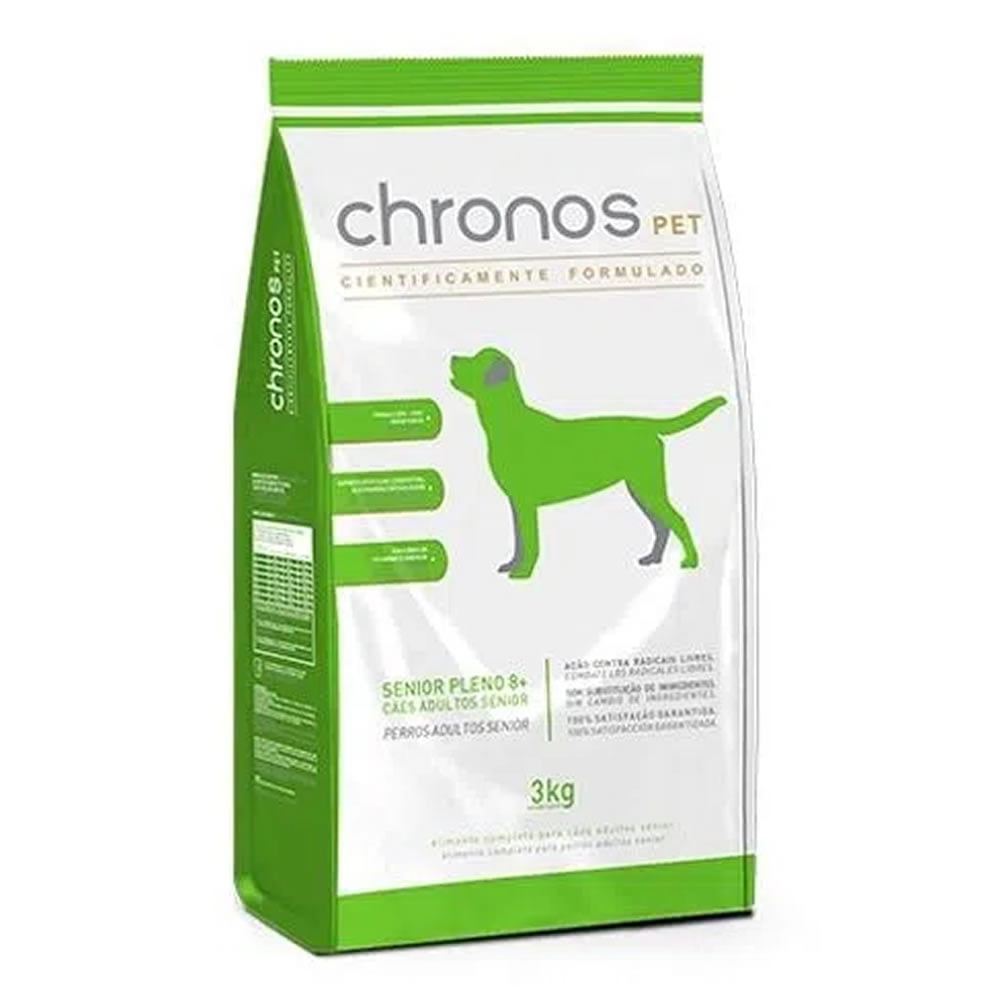 Chronos Pet Cães Adultos Sênior Pleno 8+ 3kg