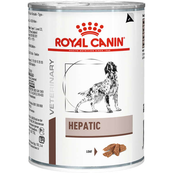 Ração Úmida Royal Canin Lata Canine Veterinary Hepatic Wet para Cães 420g